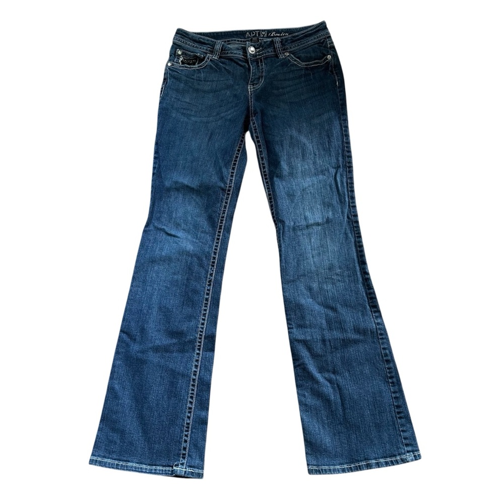🆕🎉HP🎊Apt. 9 Women’s Boot Cut Jeans in Dark Blue Wash